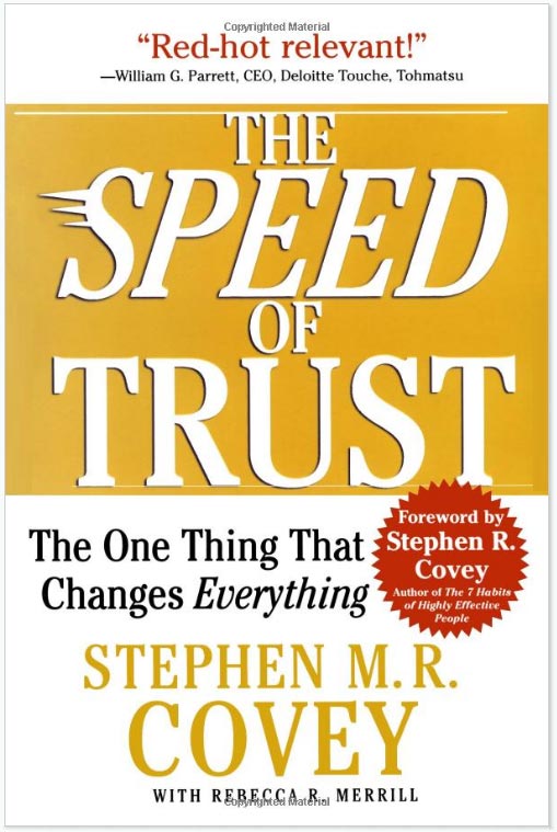 Stephen Covey, The Speed of Trust in italiano diventa La Sfida della fiducia, che va al contrario.