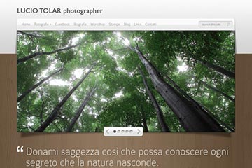 Sito web: per LucioTolar.com versione 2011