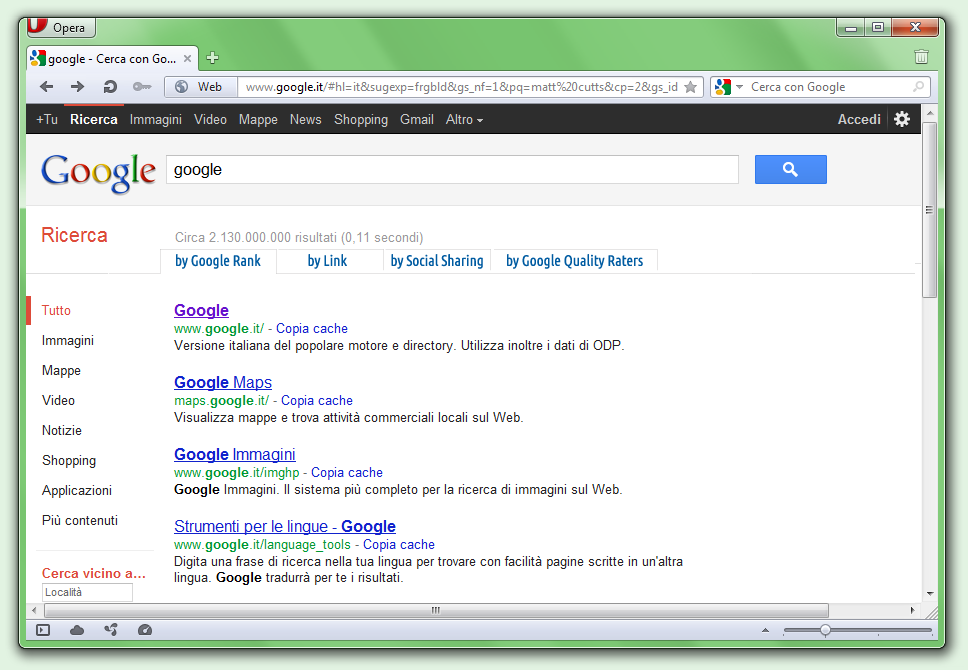 Perché Google dovrebbe fornire più risultati per ricerca.