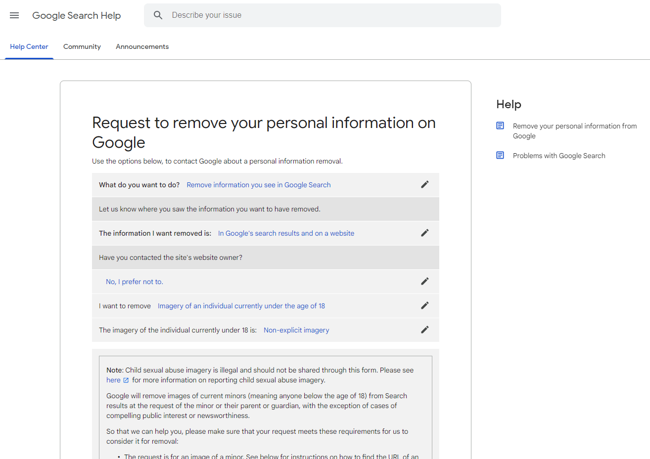 Come rimuovere le tue informazioni personali da Google