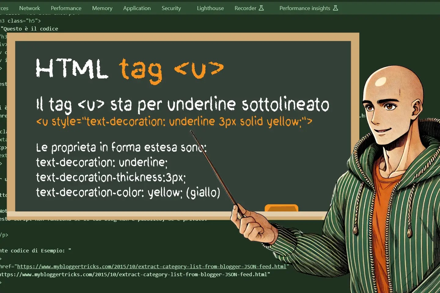 CSS, il Sottolineato come cambiargli colore e spessore.