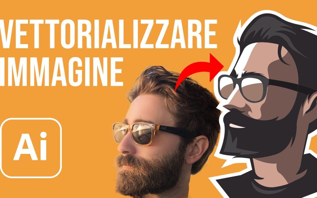illustrator: Come convertire una immagine in vettoriale con Ricalco immagine.