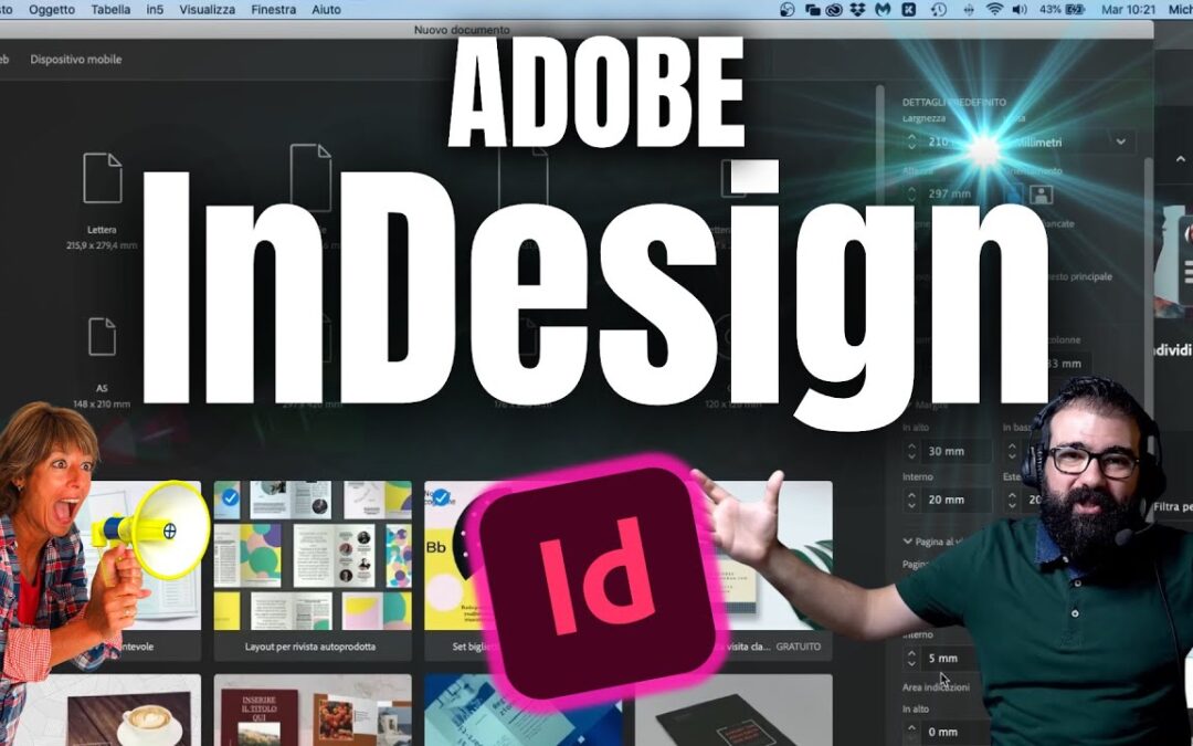 InDesign, 3 ore di VIDEO CORSO GRATUITO di Michela Di Stefano e Andrea Ciraolo