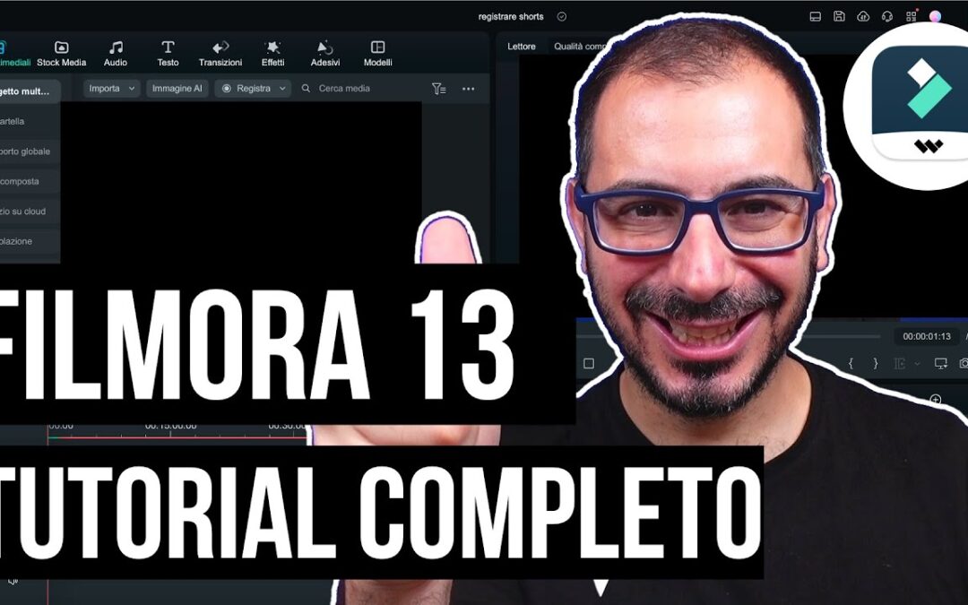 Video Editor: Filmora 13 Tutorial dalla A alla Z.