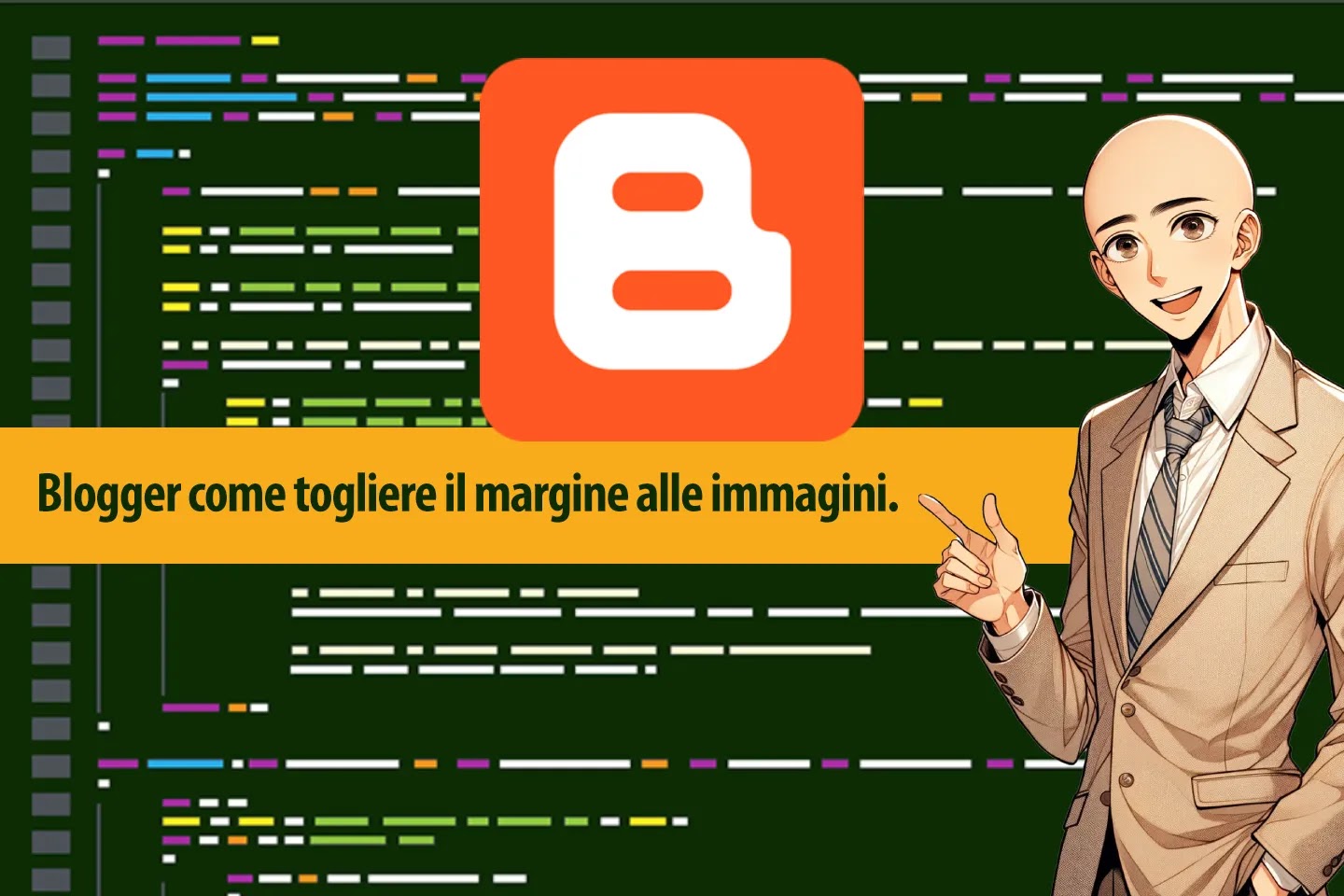 Blogger come togliere il margine alle immagini.