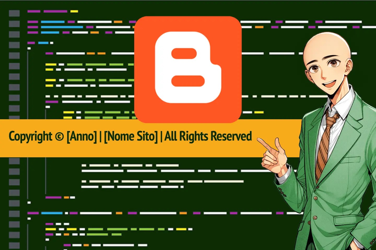 Blogger, Anartisis: ultima barra del footer, come cambiarla.