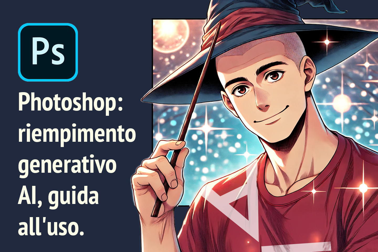 Photoshop: riempimento generativo AI, guida all’uso.