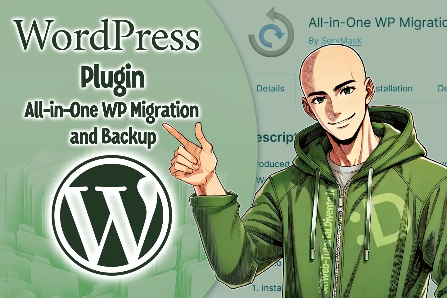 WordPress plugin: All-in-One WP Migration, quello che uso maggiormente per le migrazioni.