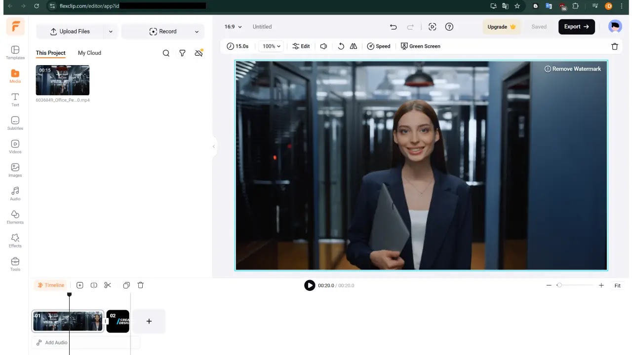 FlexClip: La Soluzione Completa per Creare Video Professionali Online aiutato con l’AI.