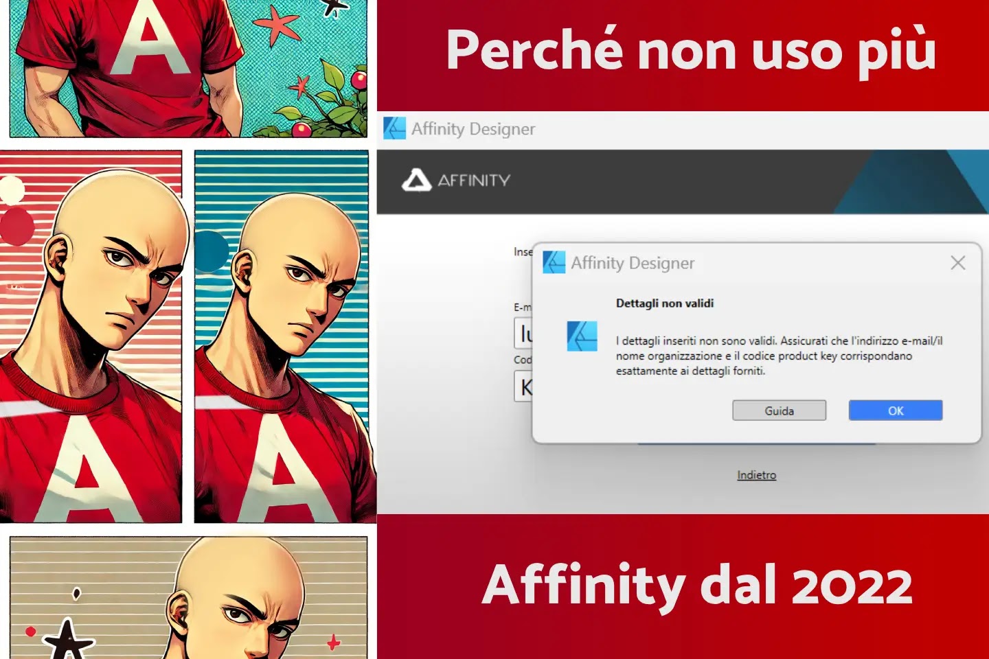 Perché non uso più la suite di Affinity dal 2022.