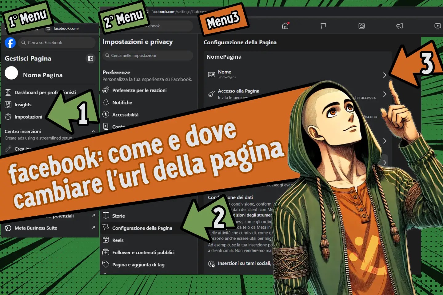 Facebook: Come e Dove Cambiare l’URL della Pagina