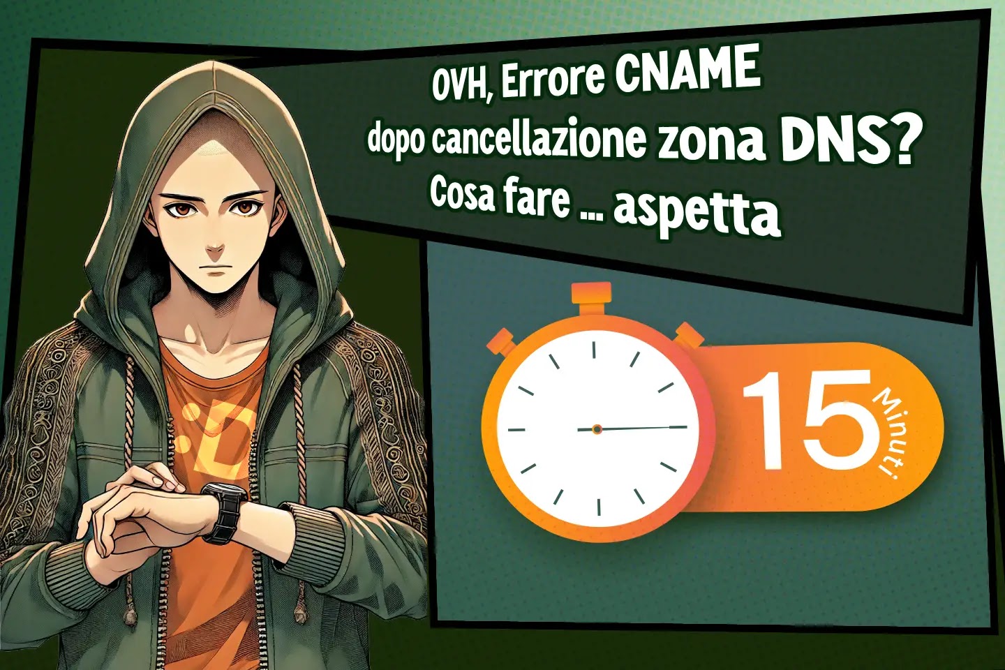 OVH, Errore CNAME dopo cancellazione zona DNS? Cosa fare … aspetta qualche minuto.