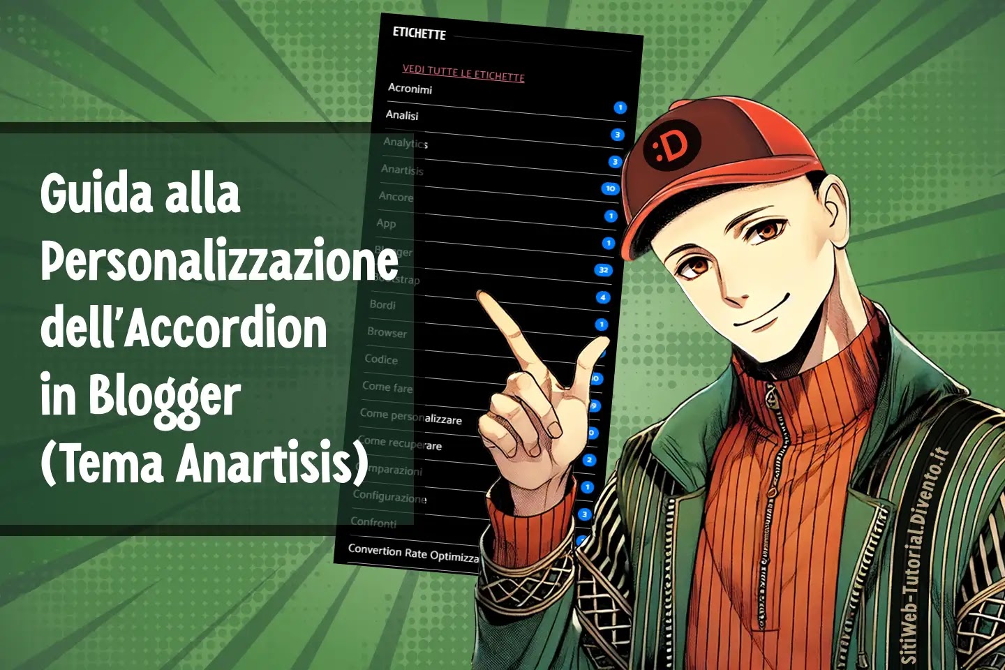 Guida alla Personalizzazione dell’Accordion in Blogger (Tema Anartisis)